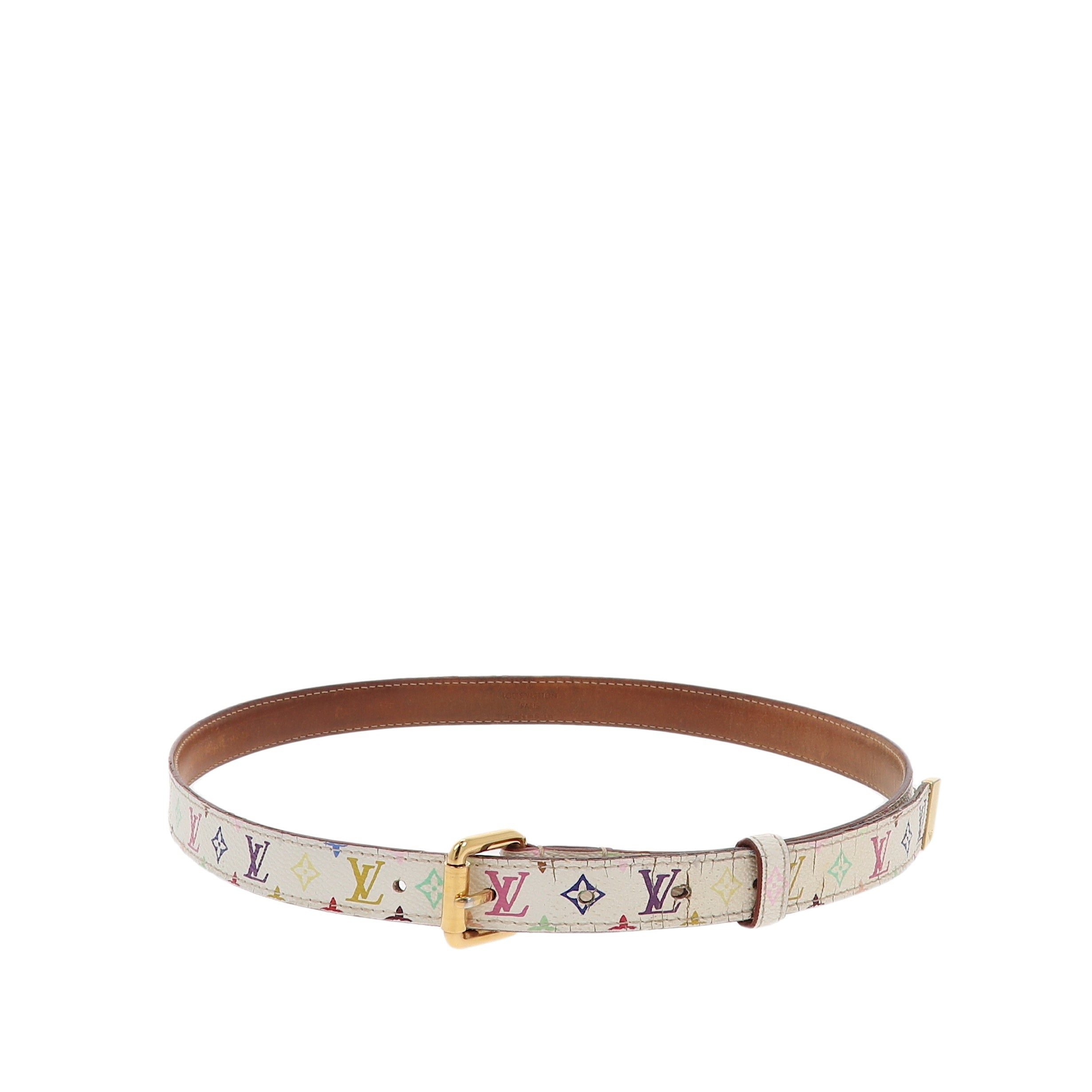 Louis Vuitton Belt In Multicolor Canvas